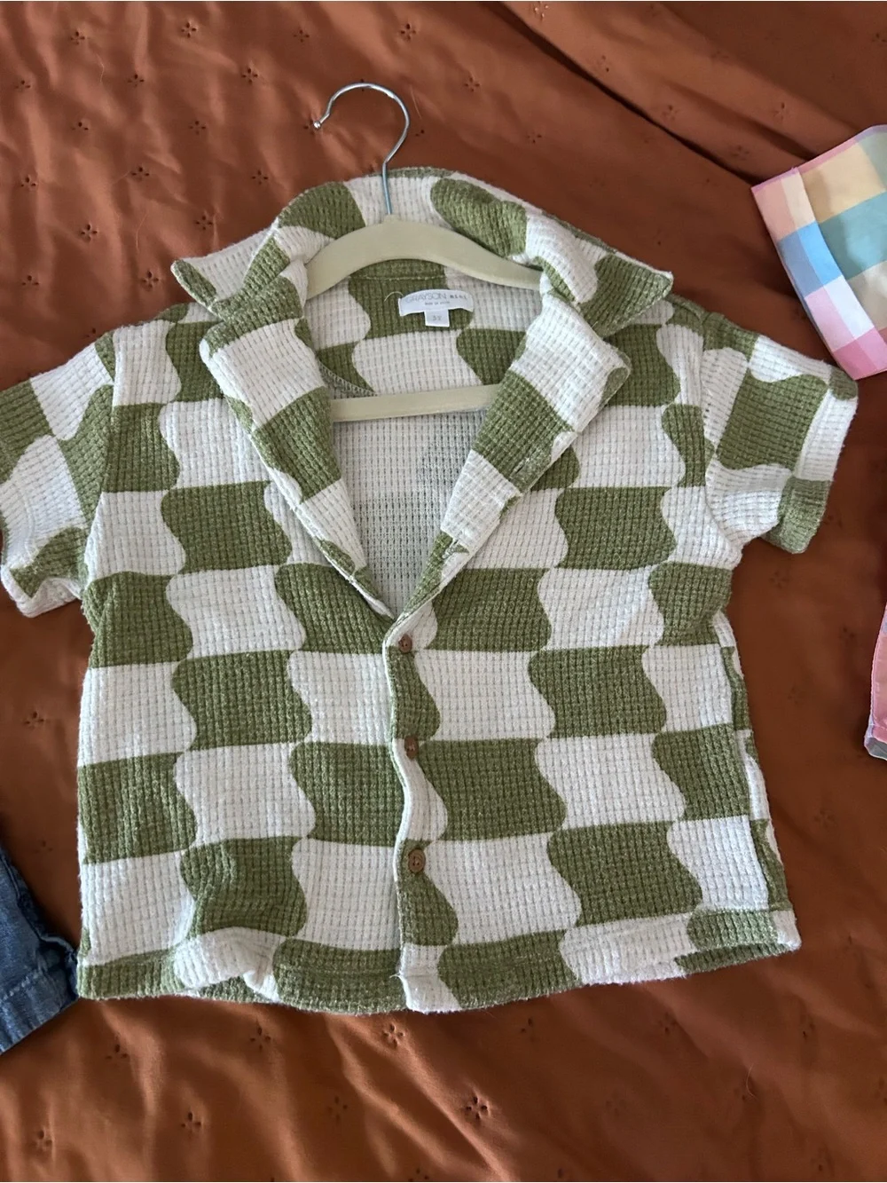 Boys button down short sleeves